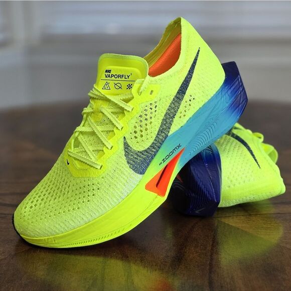 Nike ZoomX Vaporfly Next% 3 Fast Pack Volt Black Blue New DV4130-700 Men's 7.5 - Picture 7 of 16